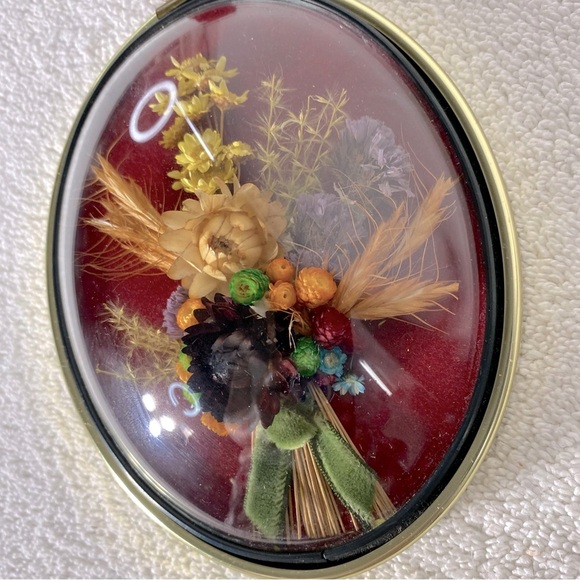 Vintage Cideart Dried Floral 3D Wall Art - Picture 12 of 13